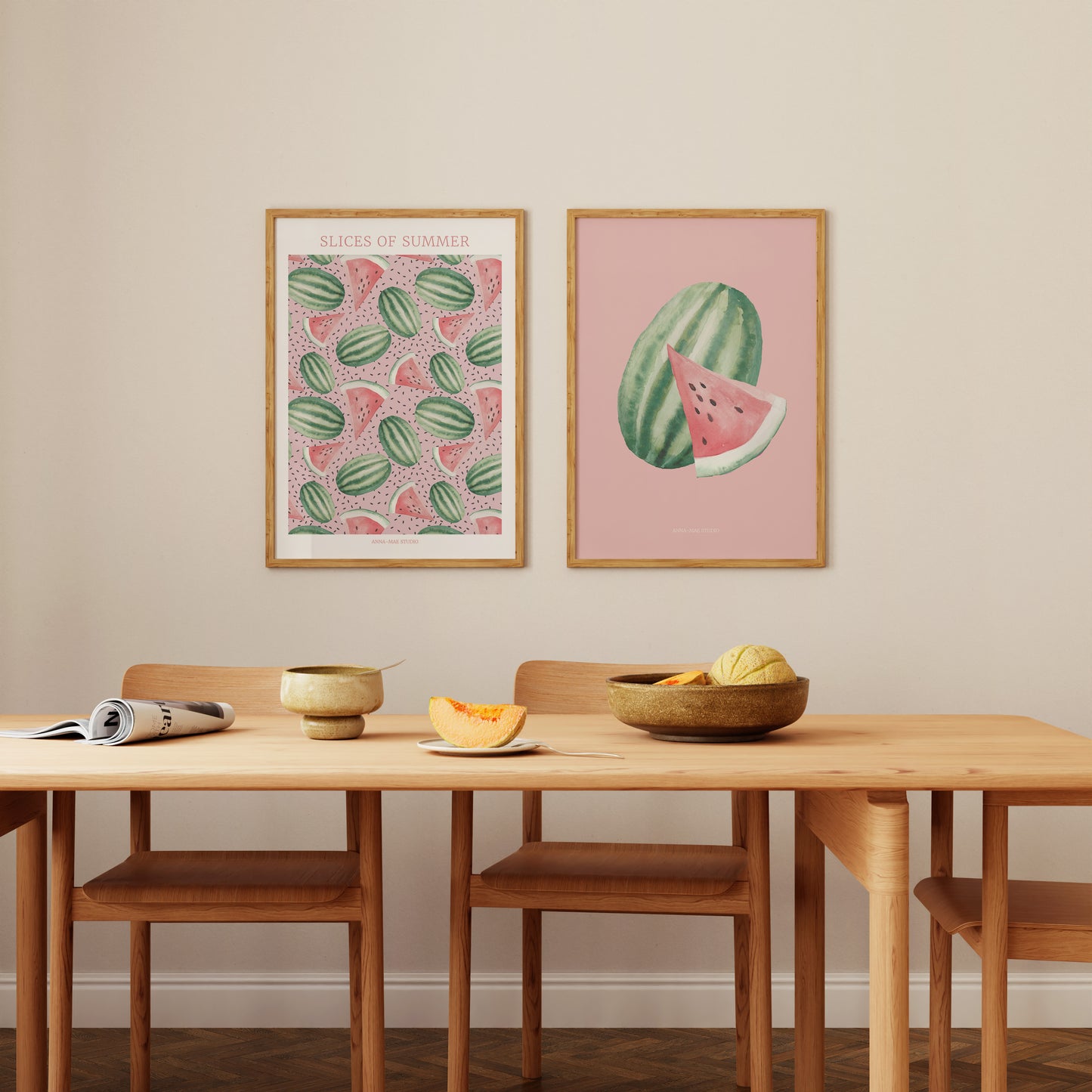 Slices of Summer Art Print