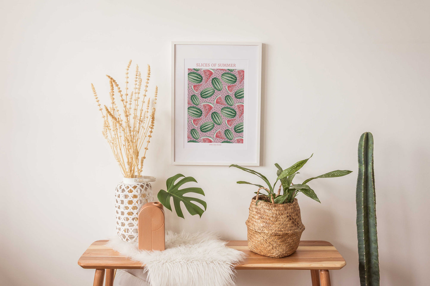 Slices of Summer Art Print